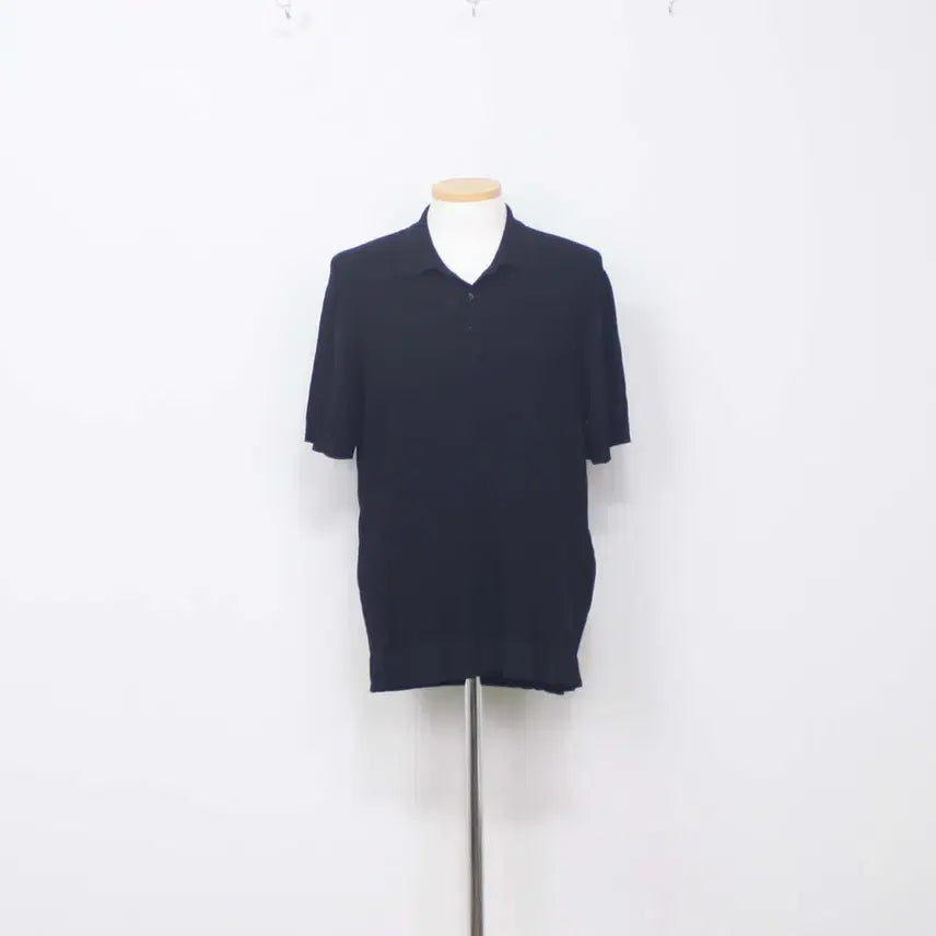 [BUNJANG] Kinloch Men's Collar Knit Black (Size 105) / [정품]킨록 남성 카라 니트 최신상 105사이즈 정인샵