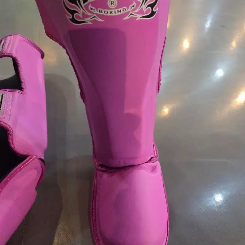 [BUNJANG] Top King Boxing Shin Guards Purple Size S / 탑킹 복싱 퍼플 정강이 보호대