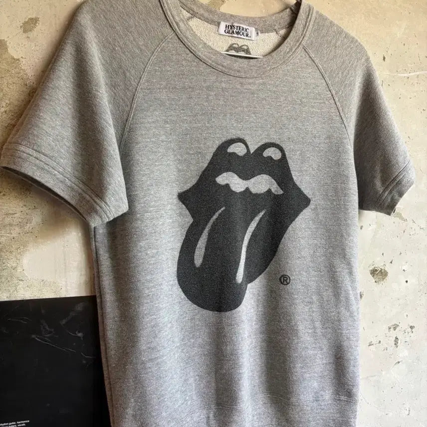 [BUNJANG] Hysteric Glamour Rolling Stones Lips & Tongue Graphic T-Shirt / Hysteric glamour x rolling stones M