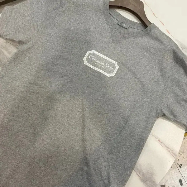 [BUNJANG] Dior Cotton Round Short Sleeve T-Shirt Large / 디올 꾸뛰르 라운드 반팔티 라지사이즈