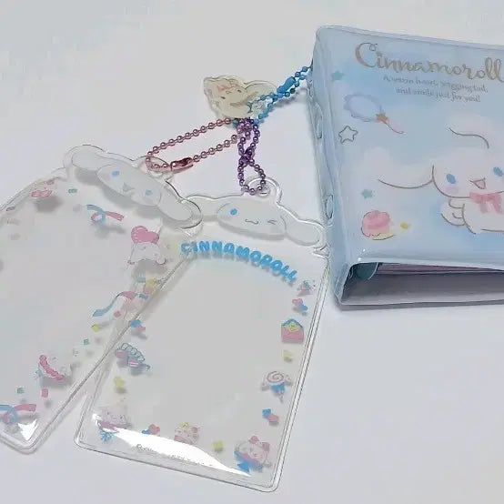 [BUNJANG] Sanrio Cinnamoroll 3-Ring Binder Diary & Photocard Holder Bundle Set / 일괄)산리오 시나모롤 3공 다이어리 및 포카 홀더 2종