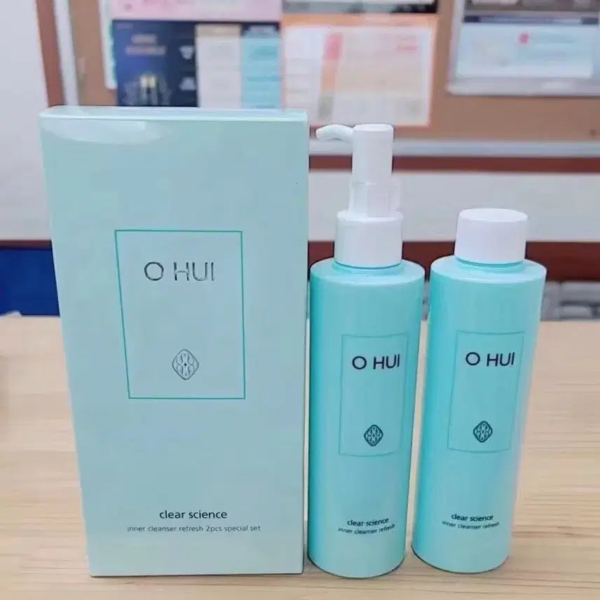 [BUNJANG] Ohui Clear Science Feminine Wash Set (2 Items) / 오휘 클리어 사이언스 2종 세트