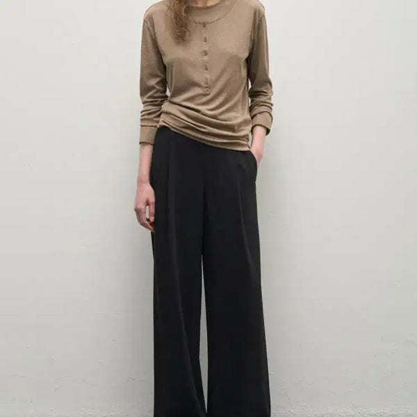 [BUNJANG] System 25SS Side-Banding Pintuck Pants / 한섬 25ss 시스템 사이드 밴딩 핀턱 팬츠 55