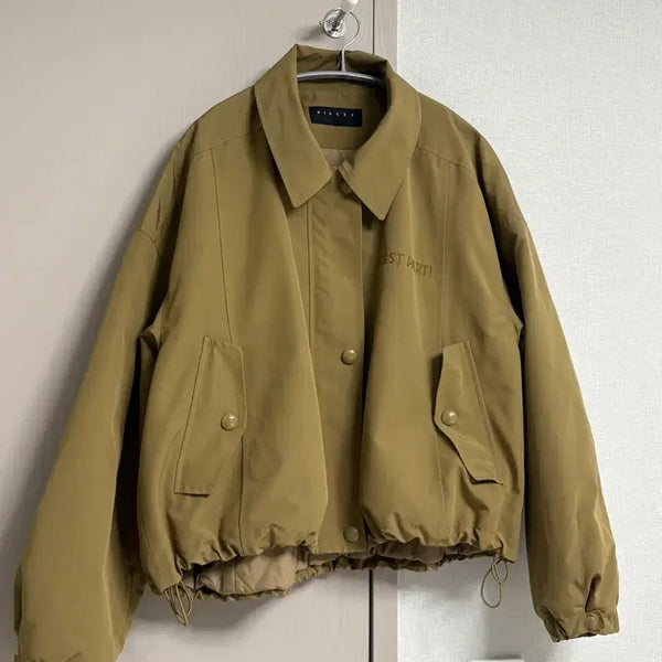 [BUNJANG] Sisley Khaki Quilted Jacket / 시슬리 카키색 자켓 55(상태좋음)
