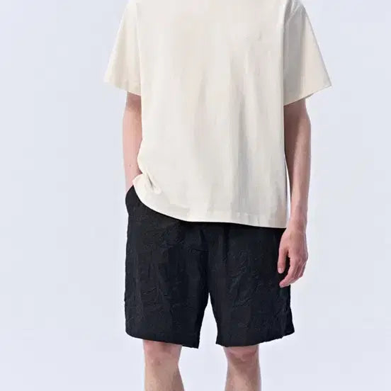 [BUNJANG] Time Homme Crinkle Drawstring Shorts / 타임옴므 크링클 드로우스트링 쇼츠 반바지