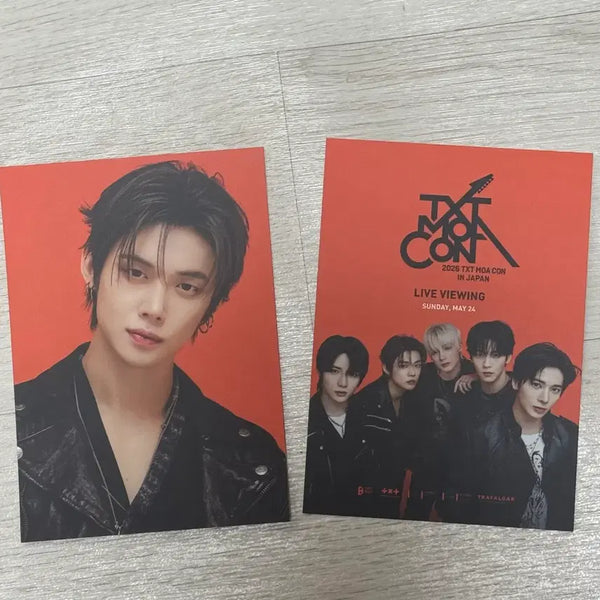 [BUNJANG] TXT Yeonjun Live Viewing Poster MOACON ONCON / 연준 라이브 뷰잉 포스터 투바투 일본 모아콘 온콘