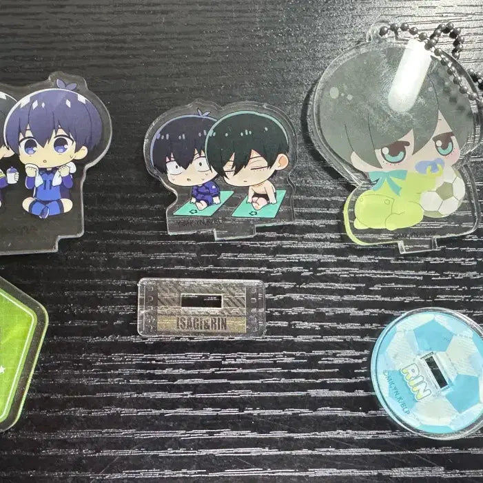 [BUNJANG] Blue Lock Ito Rin Isagi Yoichi Mini Acrylic Stand/Keyring Goods Set / 블루록 이토시 린 이사기 요이치 미니 아크릴 스탠드/키링 굿즈 세트