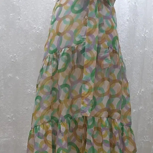 [BUNJANG] Sandro Patterned Long Dress / sandro  패턴 롱원피스 55