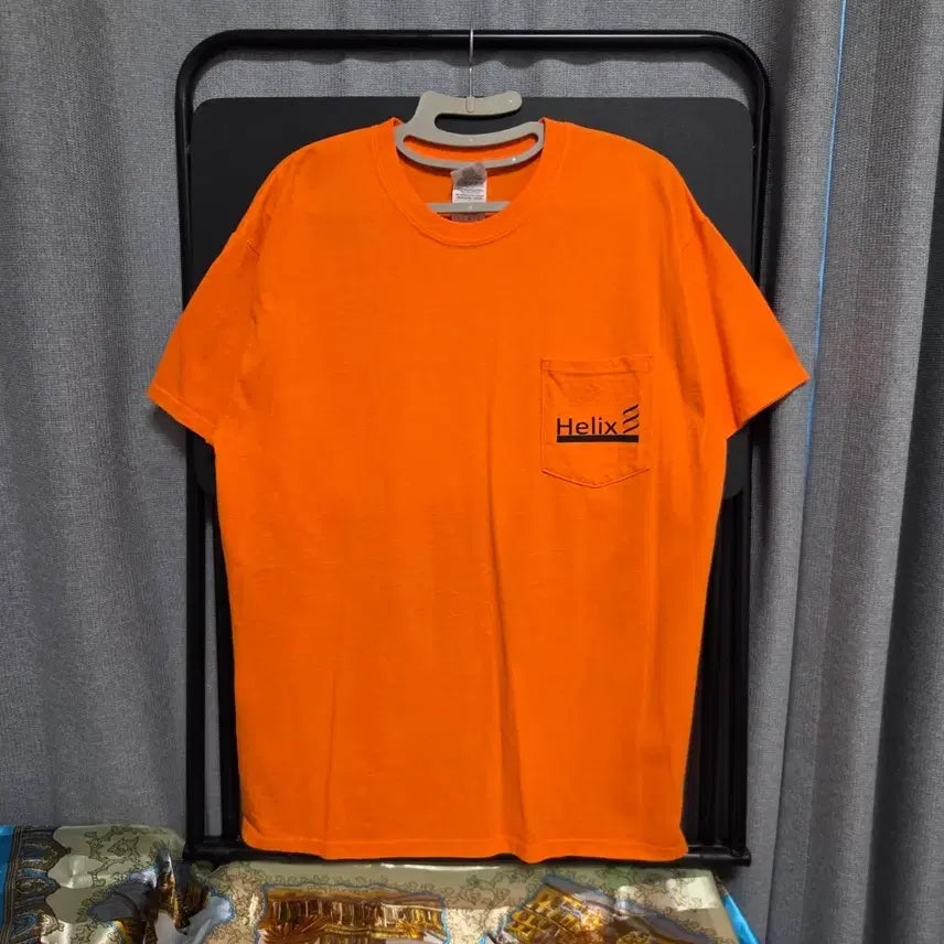 [BUNJANG] Gildan Vintage Short Sleeve T-Shirt Orange L / Gildan 빈티지 반팔 티셔츠 L(100)