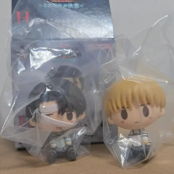 [BUNJANG] Attack on Titan Ichiban Kuji Armin & Levi Chokonokko Figure Bundle Set / (일괄) 진격의 거인 제일복권 H상 리바이, 아르민 쵸코노코 피규어