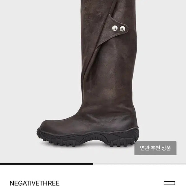 [BUNJANG] Negative Three Folded Long Boots / 네거티브 쓰리 부츠 240 장화가능