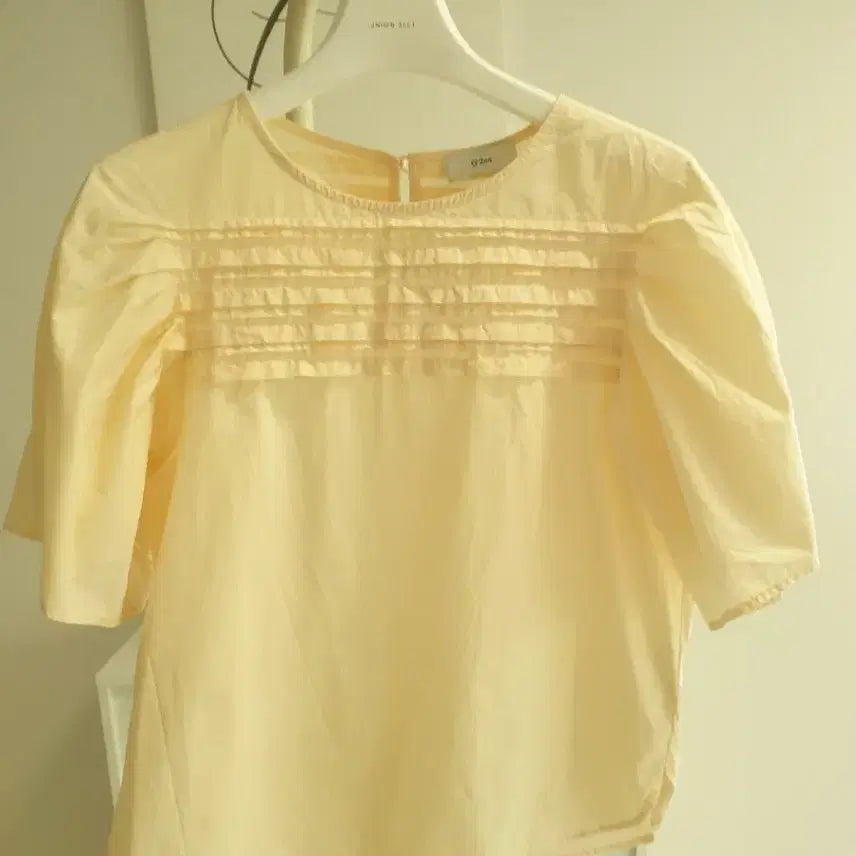 [BUNJANG] Ozsecon Women's Cotton 100% Blouse Lemon Size 55 / 오즈세컨 여성 상의