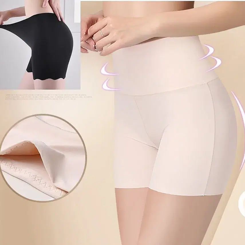 [BUNJANG] Women's Tummy Control Slip Shorts (Skin/Black, 2-Pack) / 여성용 뱃살 보정 속바지 스킨/블랙 2개 만원 복대형