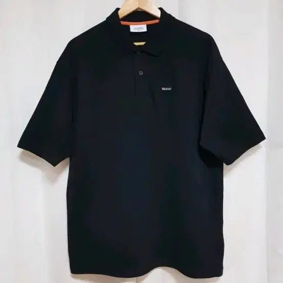[BUNJANG] Covernat Men's Wappen Pique Cotton Short-Sleeve Polo Shirt / 커버낫 남성 와펜 피케 면 반팔카라티