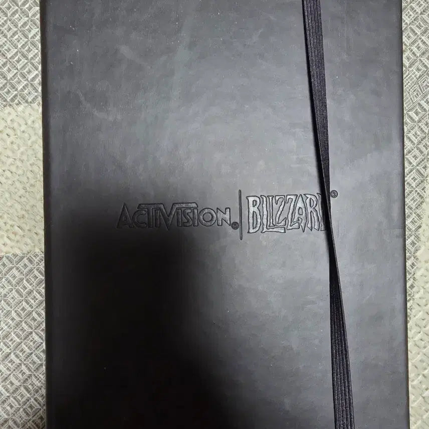 [BUNJANG] Activision Blizzard Black Notebook / 액티비전 블리자드 블랙 노트
