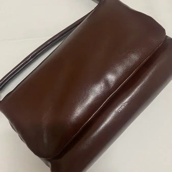 [BUNJANG] Standoil Fluffy Bag Burgundy / 스탠드오일 플러피백 버건디