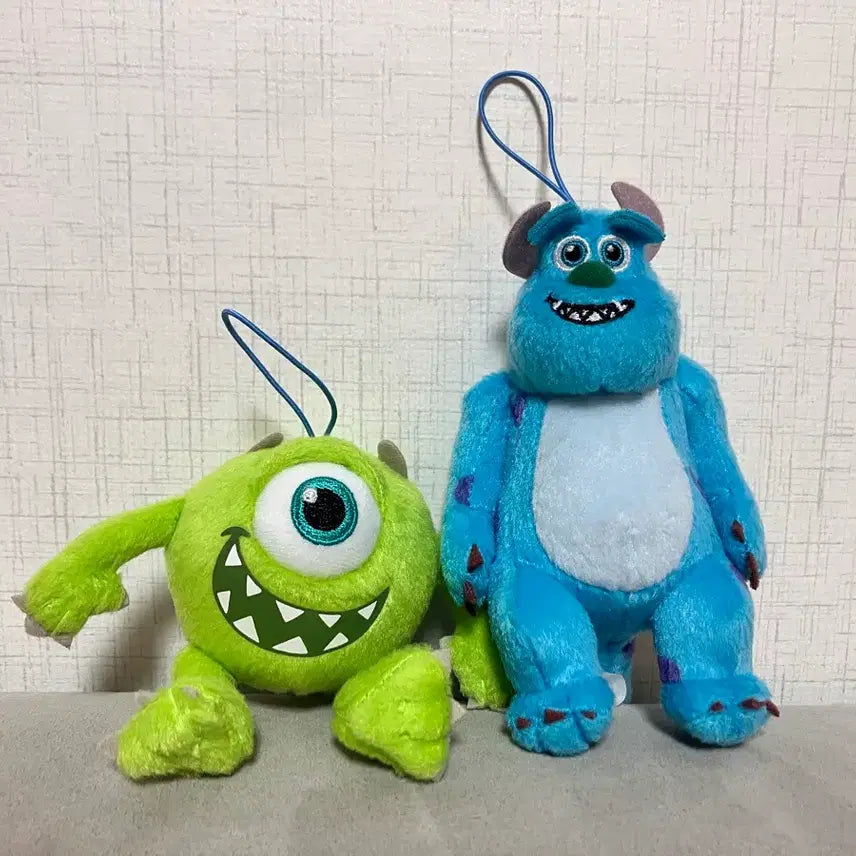 [BUNJANG] Monsters, Inc. Mike & Sulley Plush Set / 몬스터 주식회사 마이크 설리 인형 세트