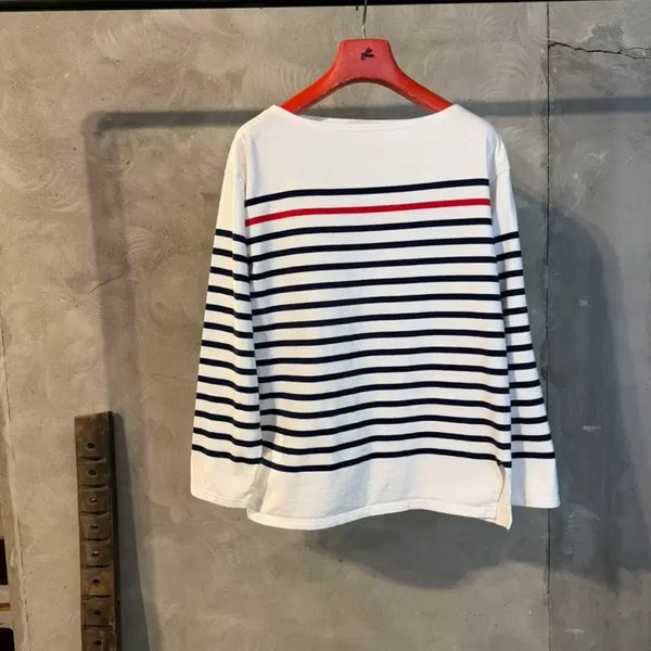 [BUNJANG] Saint James Stripe Long Sleeve T-Shirt Men's 100 / 세인트제임스 스트라이프 긴팔 남성100