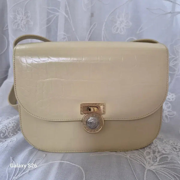 [BUNJANG] Versace Ivory Shoulder Bag / @특가@베르사체 아이보리  가방