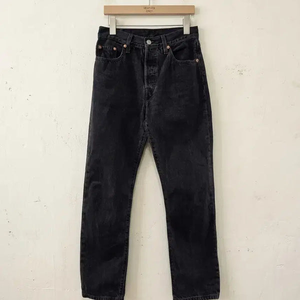 [BUNJANG] Levi's 501 Black Denim Pants W25 / 리바이스 501 흑청 W25