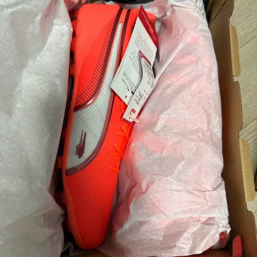 [BUNJANG] Puma King Ultimate MG Soccer Cleats Orange 270mm / 푸마 킹 얼티매이트 MG 주황 축구화 270