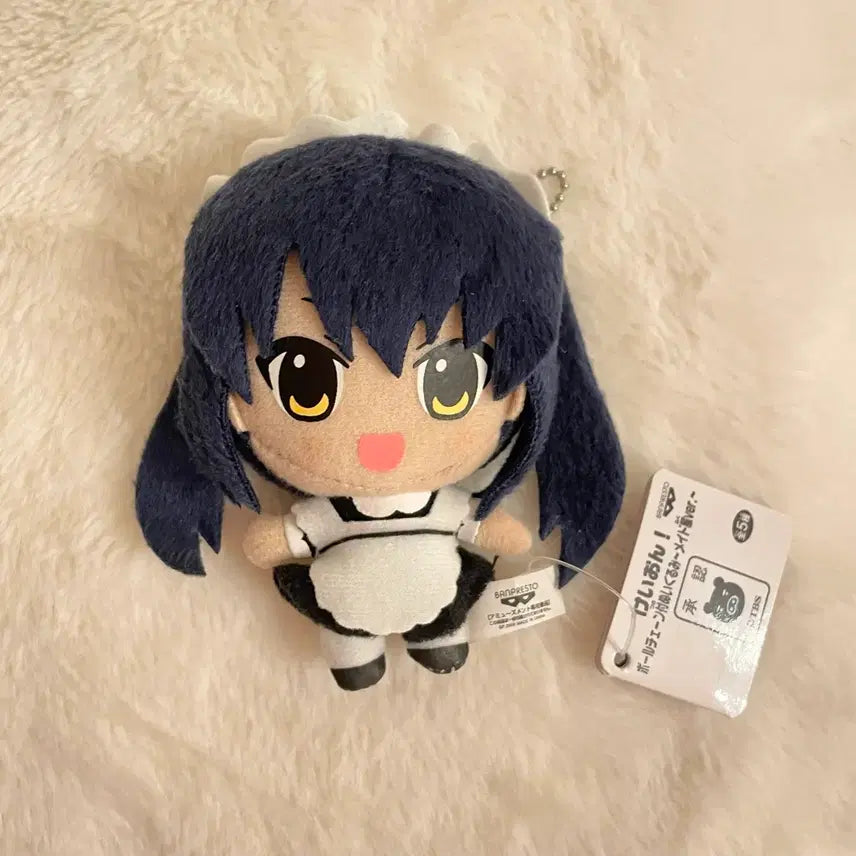 [BUNJANG] K-On! Azusa Nakano Maid Nui Mascot Keychain Plush / 택o)케이온 kon 아즈사 인형 메이드 누이 마스코트 키링