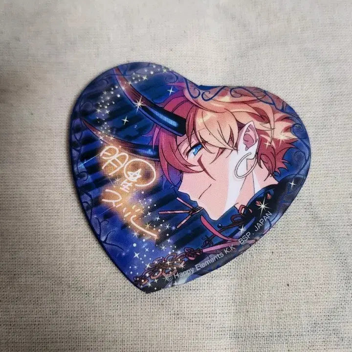 [BUNJANG] Ensemble Stars Akihoshi Subaru Heart Can Badge / 앙상블스타즈 앙스타 아케호시 스바루 하트캔뱃지