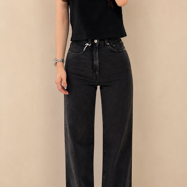 [BUNJANG] TOTEM Flare Fit Denim Jeans Grey Wash / 토템 플레어 핏 데님 청바지 그레이 워시 222-230-743-300
