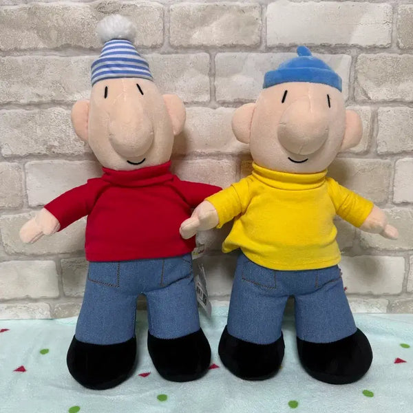 [BUNJANG] Pat & Mat Medium Doll Set with Bonus Keychain / @키링 증정이벤트@ 패트와 매트 중형인형 세트
