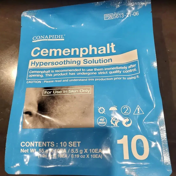 [BUNJANG] Kona Pidel Cement Pfalt Hyper Soothing Solution (10 Count) / 코나피딜 세멘팔트 하이퍼수딩 솔루션 10개입