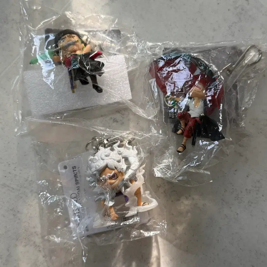 [BUNJANG] One Piece Bandai Keychain: Nika, Zoro, Shanks / 원피스 반다이 키링 / 니카 조로 샹크스