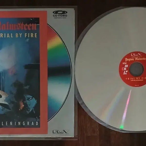 [BUNJANG] Ingwie Malmsteen Leningrad Live Laserdisc / 잉위 맘스틴 Trial by Fire 레닌그라드 라이브 레이저디스크