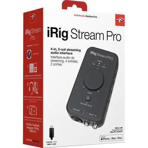 [BUNJANG] iRig Stream Pro Audio Interface / irigstream pro 팝니다
