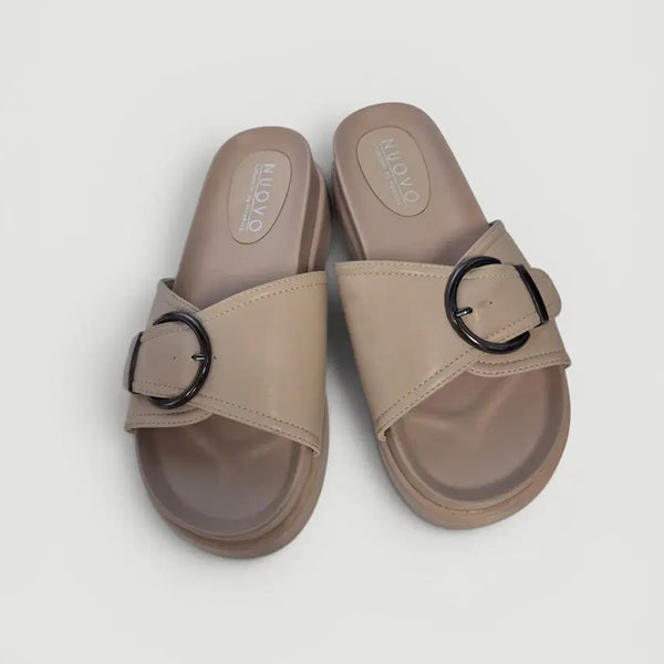 [BUNJANG] NUOVO 5CM Heel Platform Slippers Women's Size 240 / [240]누오보NUOVO 슬리퍼 굽5CM 여성