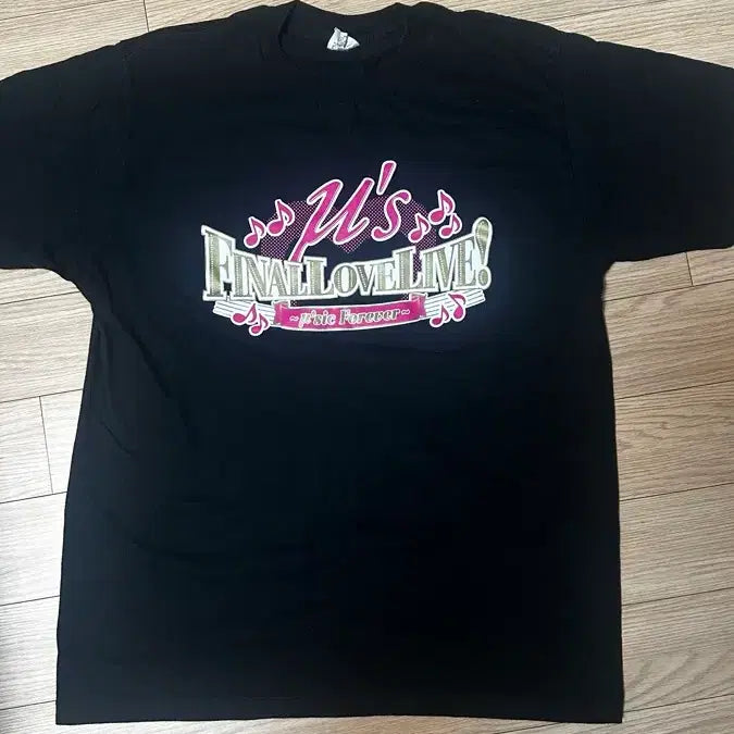 [BUNJANG] Love Live! Final Live T-Shirt Black / 러브라이브 파이널 라이브 티셔츠 블랙 free