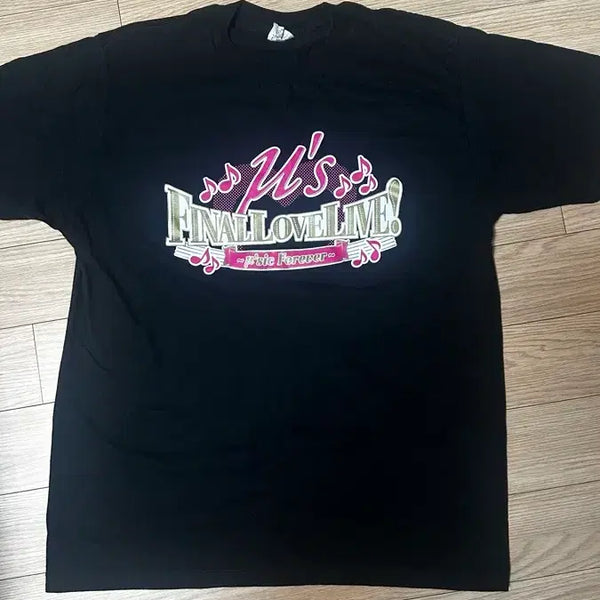 [BUNJANG] Love Live! Final Live T-Shirt Black / 러브라이브 파이널 라이브 티셔츠 블랙 free