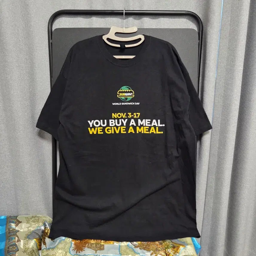[BUNJANG] M&O Subway Vintage T-Shirt XL / Subway 빈티지 반팔 티셔츠 XL(105)