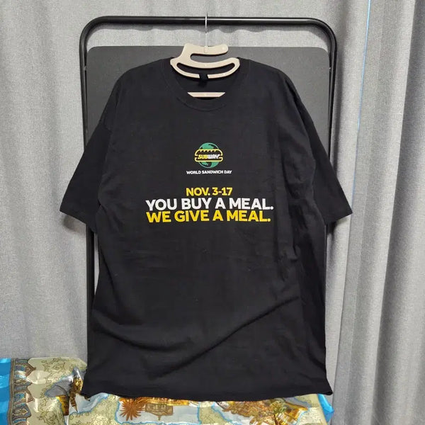 [BUNJANG] M&O Subway Vintage T-Shirt XL / Subway 빈티지 반팔 티셔츠 XL(105)