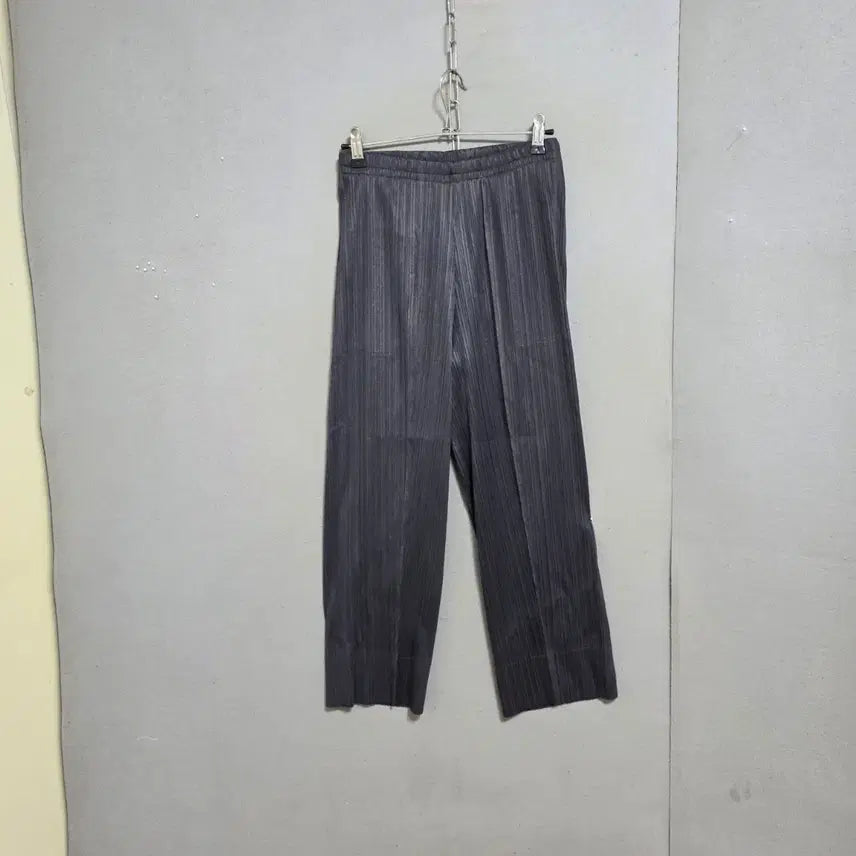 [BUNJANG] Grey Pleated Pants (Size F) / 고급스런 그레이 플리츠 바지 F   n5813