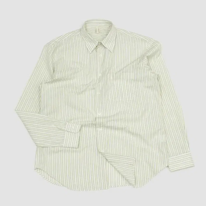 [BUNJANG] Sunflower Adrian Shirt Green Stripe / [새상품/M] 선플라워 아드리안 셔츠 Green Stripe