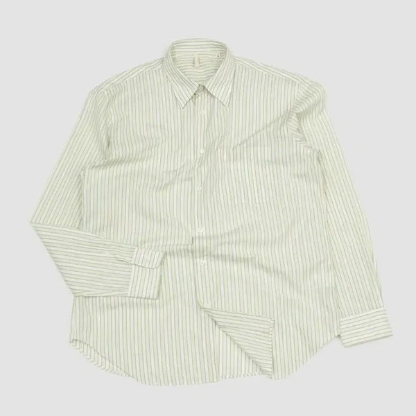 [BUNJANG] Sunflower Adrian Shirt Green Stripe / [새상품/M] 선플라워 아드리안 셔츠 Green Stripe