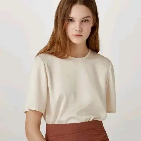 [BUNJANG] JSNY Tie-back Fluid Top Ivory / JSNY 제이에스엔와이 Tie-back Fluid Top  아이보리