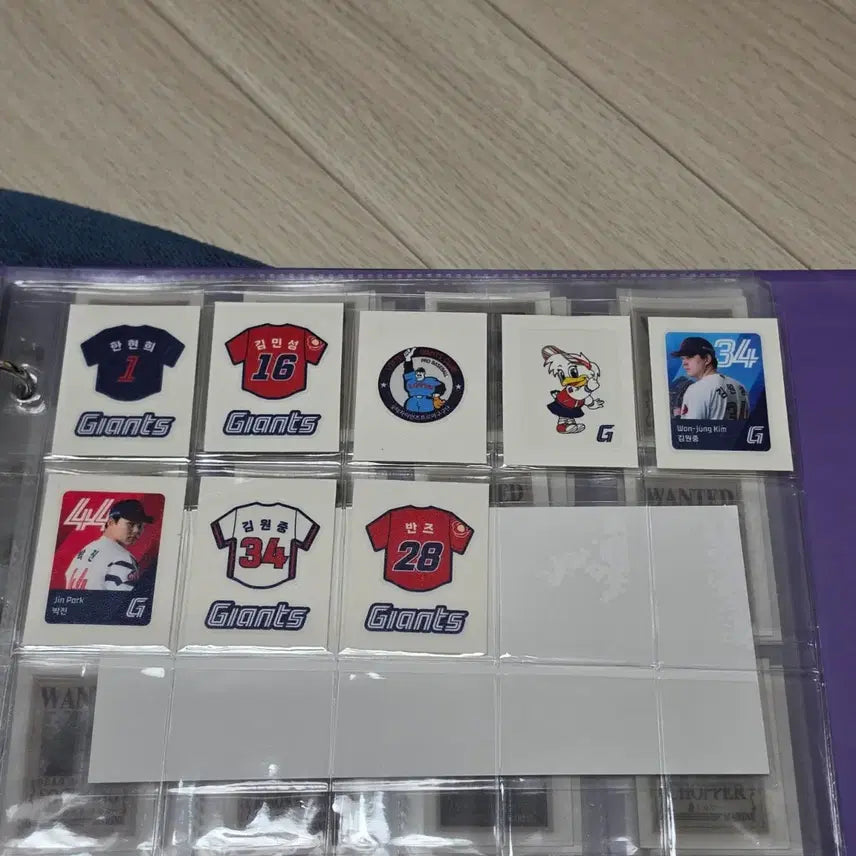 [BUNJANG] KBO Baseball Tti-busil Bundle Set / 크보빵 야구 띠부씰 일괄 판매