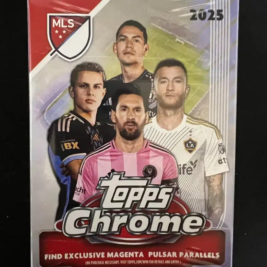 [BUNJANG] 2025 Topps Chrome MLS Soccer Hanger Box / 2025 탑스크롬 MLS 축구 행어박스