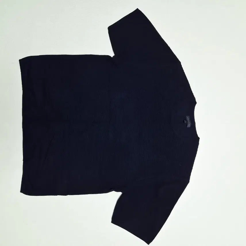 [BUNJANG] SPAO Men's Round Neck Short Sleeve Knit Navy 110 / 스파오포맨  SPAO for men 라운드 반팔니트 110 네이비