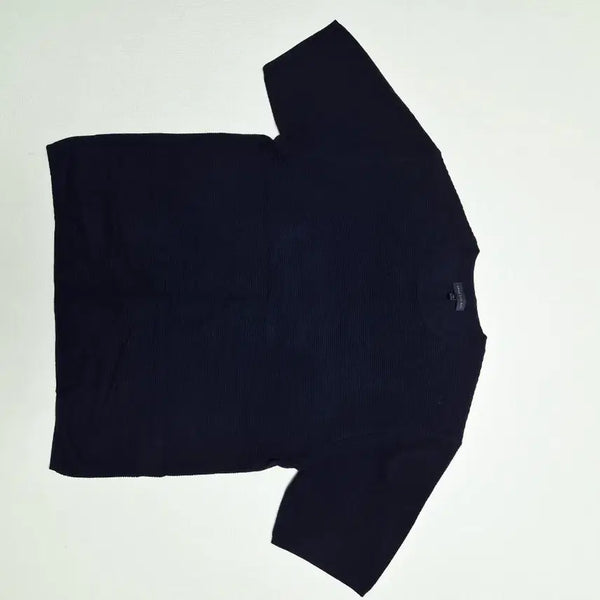 [BUNJANG] SPAO Men's Round Neck Short Sleeve Knit Navy 110 / 스파오포맨  SPAO for men 라운드 반팔니트 110 네이비