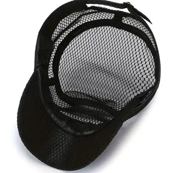 [BUNJANG] Black Mesh Cap Hat / 앞뒤양옆완전시원~블랙 메쉬캡 모자 새것