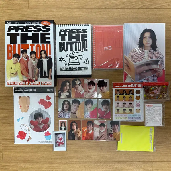 [BUNJANG] Day6 2026 Season's Greetings JIPSHP POB Photocard Bundle Set / 데이식스 2026 시즌그리팅 시그 집샵 특전 포카 포함 풀셋
