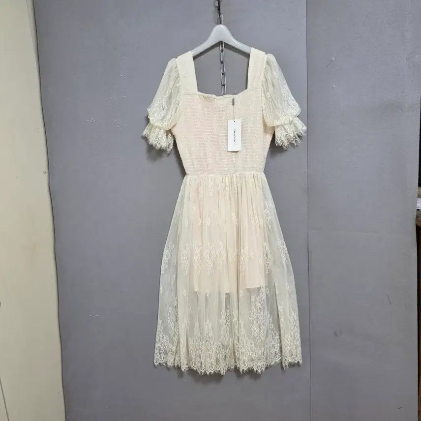[BUNJANG] Ivory Lace Dress / 아이보리 레이스 원피스 F   n5825  미착용제품