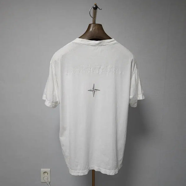 [BUNJANG] Stone Island Embroidered Short Sleeve T-Shirt Size 100 / 100 ) 정품 스톤아일랜드 자수 반팔티